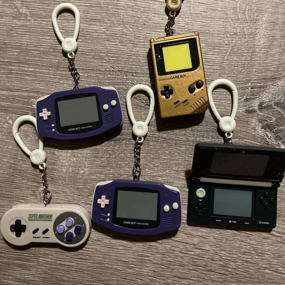 Nintendo Console keychains